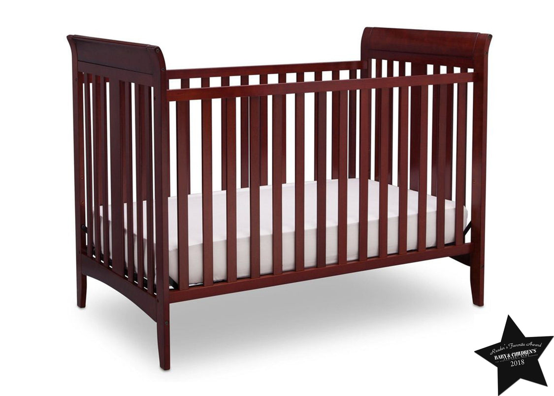 Delta Children Cabernet (648) Parkside 3-in-1-Crib, With Seal c5c