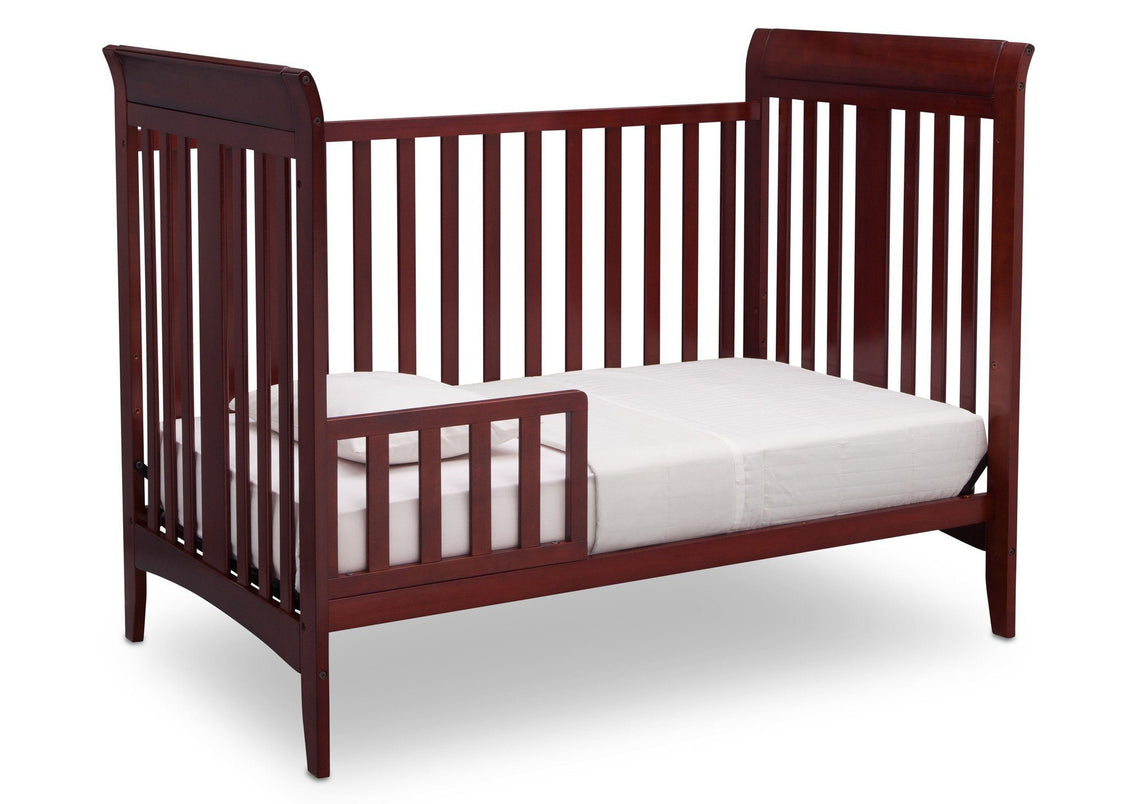 Delta Children Cabernet (648) Parkside 3-in-1-Crib, Toddler Bed Conversion c3c