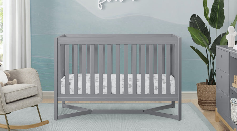 Tribeca 4-in-1 Nursery Set Grey 1-Tribeca Collection