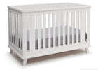 White (100) 3-Ava 3-in-1 Convertible Crib