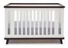 DCB: White with Dark Chocolate (141) 13-Ava 3-in-1 Convertible Crib