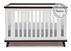 Delta Children White with Black Espresso 141 Ava 3-in-1 Crib b3b with badge 9-Ava 3-in-1 Convertible Crib