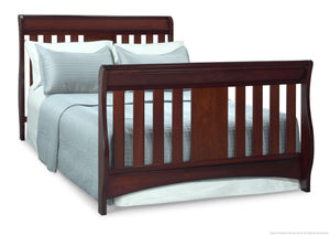 Delta Children Black Cherry Espresso (607) Oberon 4-in-1 Crib, Full-Size Conversion a5a 5