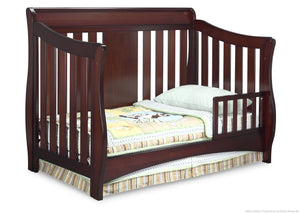 Delta Children Black Cherry Espresso (607) Oberon 4-in-1 Crib, Toddler Bed Conversion a3a 3