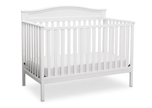 Delta Children White (100) Larkin 4-in-1 Crib, Crib Conversion a4a 0