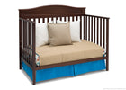 Delta Children Black Cherry Espresso (607) Larkin 4-in-1 Crib, Day Bed Conversion d4d 17-Larkin 4-in-1 Crib