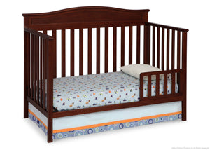 Delta Children Merlot (615) Larkin 4-in-1 Crib, Toddler Bed Conversion c3c 19