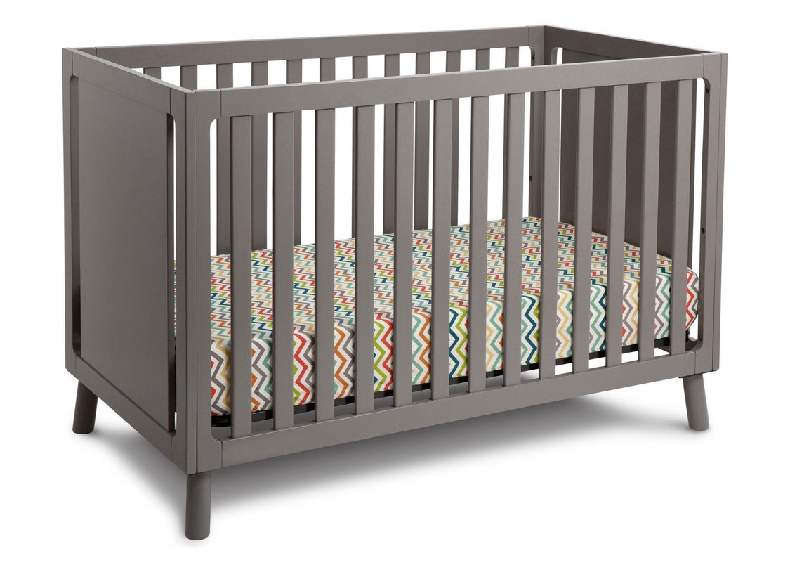 Delta Children Classic Grey (028) Manhattan 3-in-1 Crib, Crib Conversion