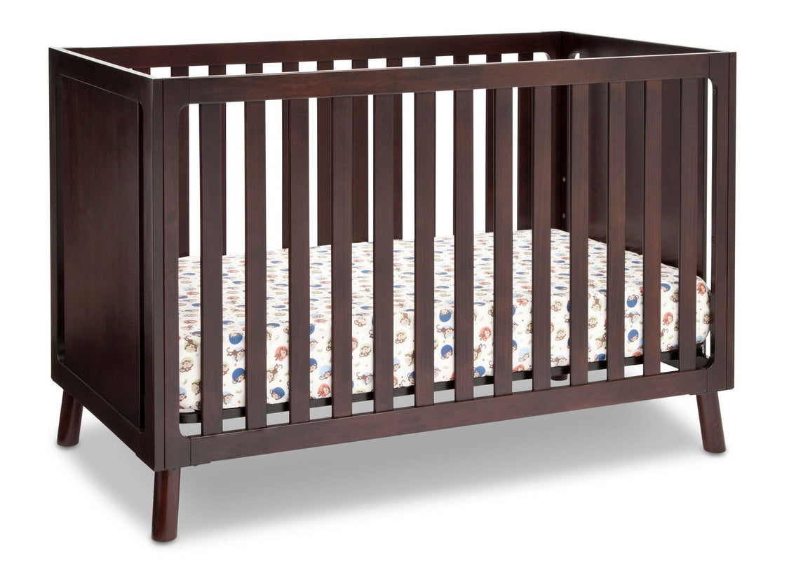 Delta Children Dark Chocolate (207) Manhattan 3-in-1 Crib, Crib Conversion b2b