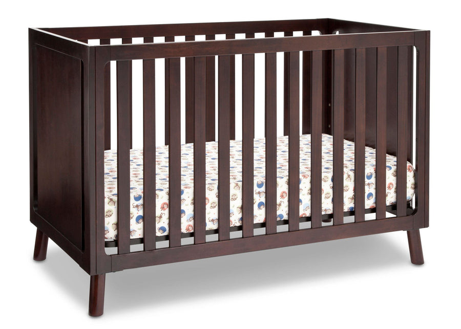 Delta Children Dark Chocolate (207) Manhattan 3-in-1 Crib, Crib Conversion b2b 8-Manhattan 3-in-1 Crib