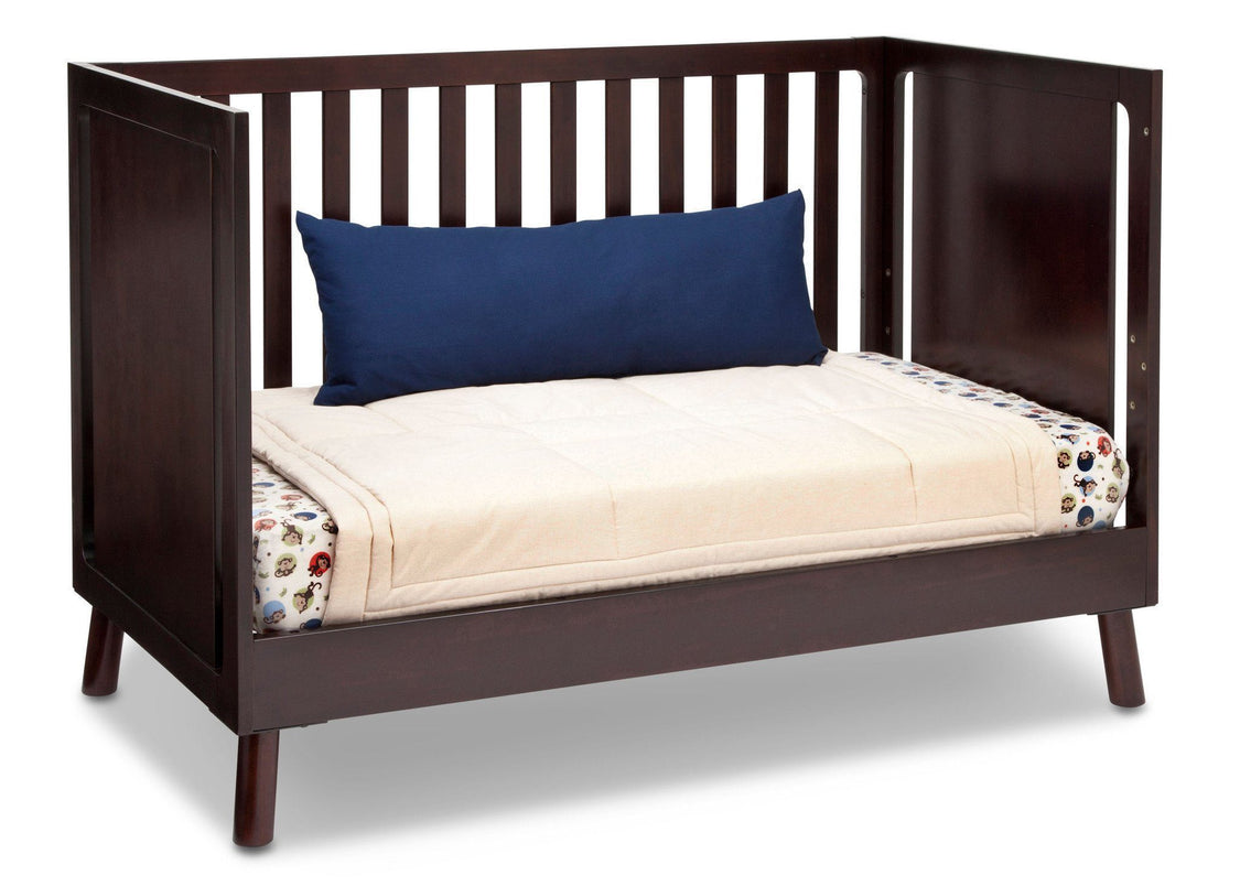 Delta Children Dark Chocolate (207) Manhattan 3-in-1 Crib, Day Bed Conversion b5b