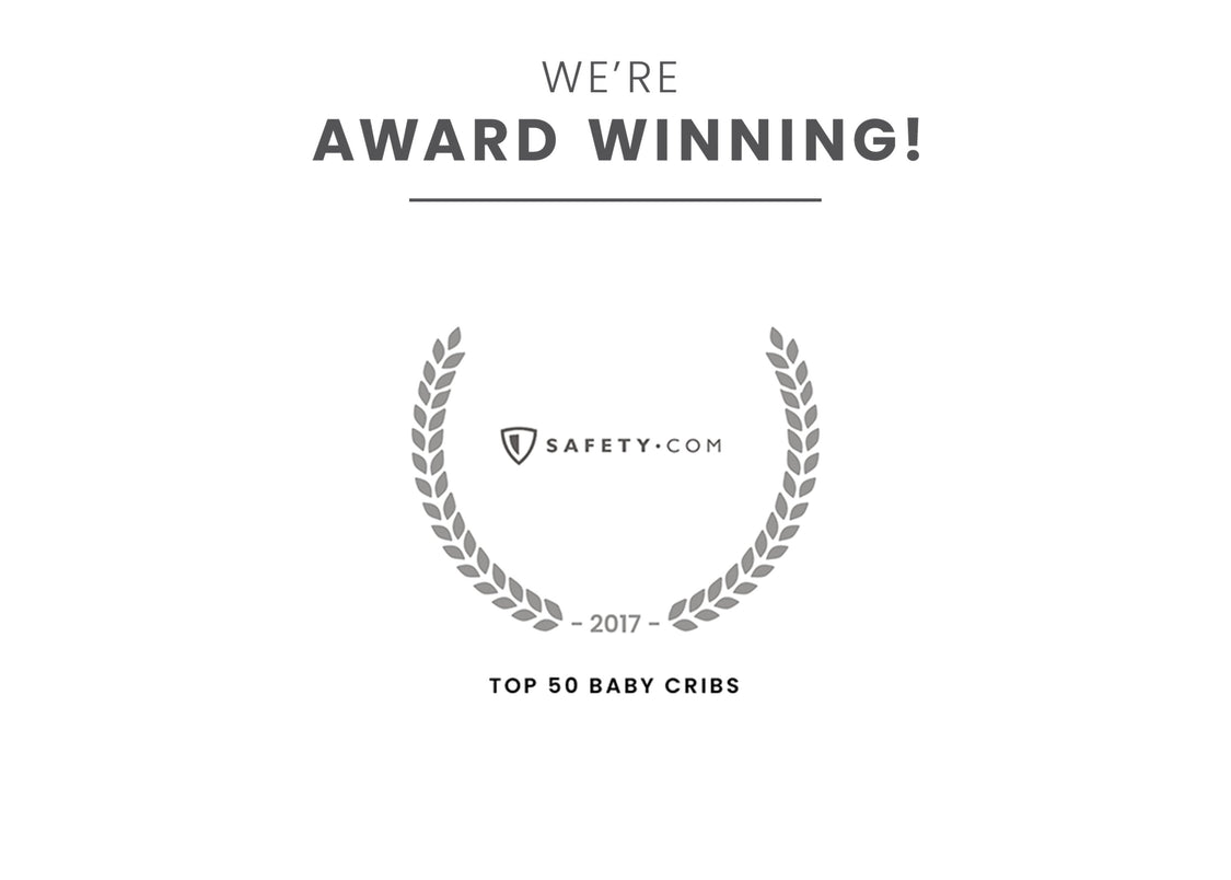 Award badge for Top 50 Baby Cribs Grey 026