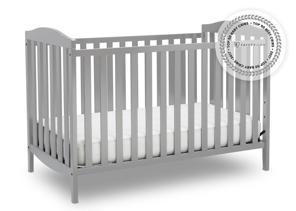 Delta Children Grey 026 Capri 3-in-1-Crib (6922), Crib, a2a with badge