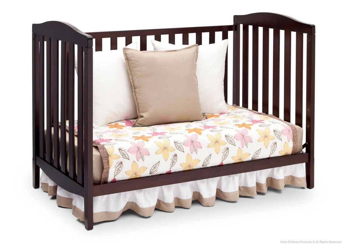 Delta Children Dark Chocolate (207) Capri 3-in-1-Crib (6922), Daybed, d4d