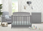 Grey (026) 1-Sutton 4-in-1 Convertible Crib