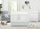 White (100) 13-Sutton 4-in-1 Convertible Crib