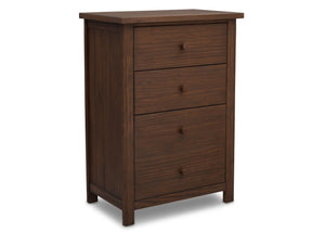Serta Rustic Oak (229) Northbrook 3 Drawer Chest, Side View b2b 1