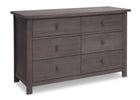 Serta Rustic Grey (084) Northbrook 6 Drawer Dresser, Side View a2a 1-Northbrook 6 Drawer Dresser