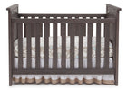 Serta Rustic Grey (084) Northbrook 3-in-1 Crib, Crib Conversion with Front View a2a 4-Northbrook 3-in-1 Crib