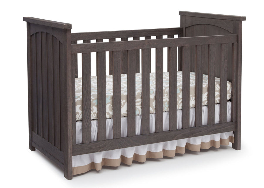 Serta Rustic Grey (084) Northbrook 3-in-1 Crib, Crib Conversion with Side View 7-Northbrook 3-in-1 Crib
