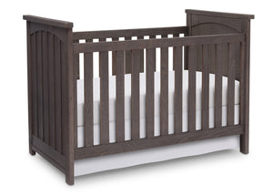 Serta Rustic Grey (084) Northbrook 3-in-1 Crib, Crib Conversion with Side View a3a 0