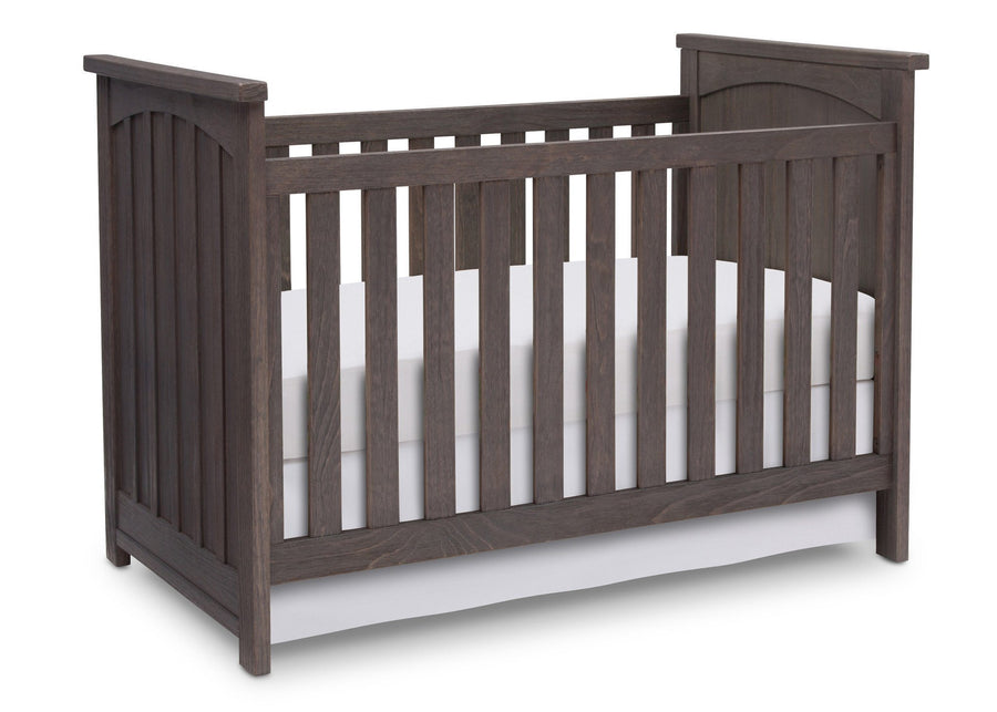 Serta Rustic Grey (084) Northbrook 3-in-1 Crib, Crib Conversion with Side View a3a 2-Northbrook 3-in-1 Crib
