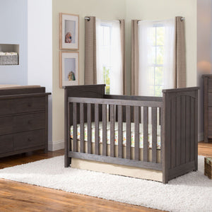 Serta Rustic Grey (084) Northbrook 3-in-1 Crib in Setting a1a 0