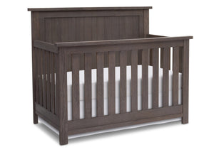 Serta Rustic Grey (084) Northbrook 4-in-1 Crib, Side View with Crib Conversion a2a 0
