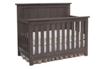 Serta Rustic Grey (084) Northbrook 4-in-1 Crib, Side View with Crib Conversion 8-Northbrook 4-in-1 Crib