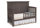 Serta Rustic Grey (084) Northbrook 4-in-1 Crib, Side View with Toddler Bed Conversion a3a 5-Northbrook 4-in-1 Crib