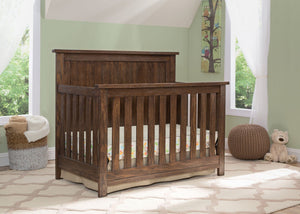 Serta Rustic Oak (229) Northbrook 4-in-1 Crib, Hangtag View b2b 1