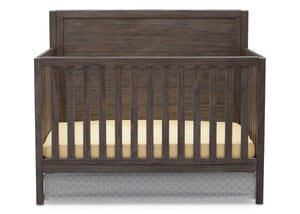 Serta Rustic Grey (084) Cambridge 4-in-1 Convertible Crib, Front View a2a 5