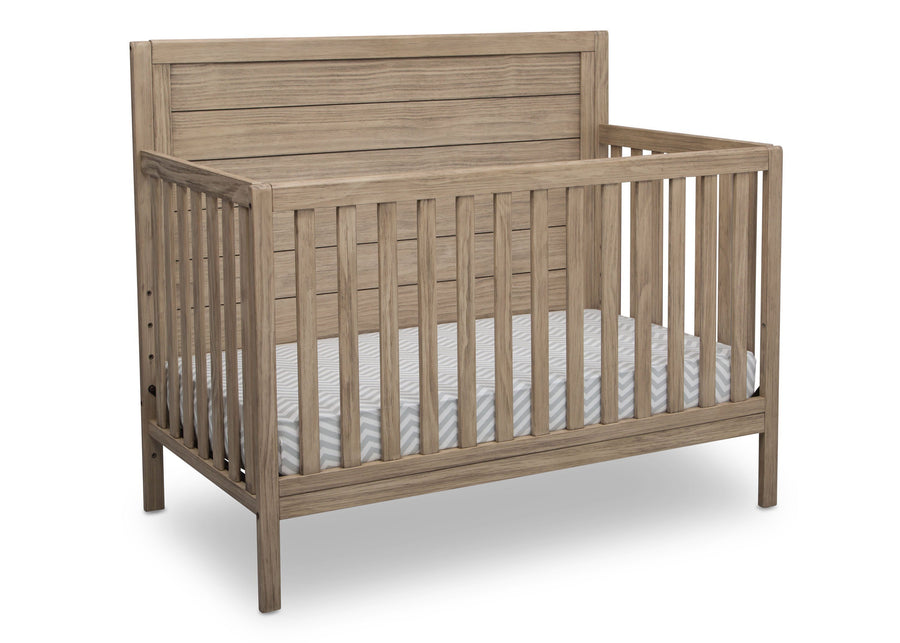 DCB:  Rustic Driftwood (112)  11-Cambridge 4-in-1 Convertible Crib