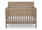 Serta Rustic Driftwood (112) Cambridge 4-in-1 Convertible Crib, Front View b2b 10-Cambridge 4-in-1 Convertible Crib