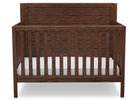 Serta Rustic Oak (229) Cambridge 4-in-1 Convertible Crib, Front View c2c 17-Cambridge 4-in-1 Convertible Crib