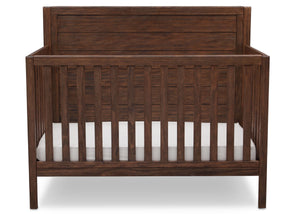 Serta Rustic Oak (229) Cambridge 4-in-1 Convertible Crib, Front View c2c 12