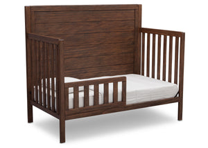 Serta Rustic Oak (229) Cambridge 4-in-1 Convertible Crib, Toddle Bed View c4c 14
