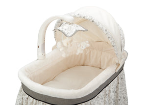 Simmons Kids Black Toile (011) Deluxe Gliding Bassinet 3