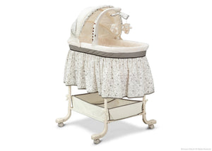 Simmons Kids Black Toile (011) Deluxe Gliding Bassinet Right Side View d1d 4