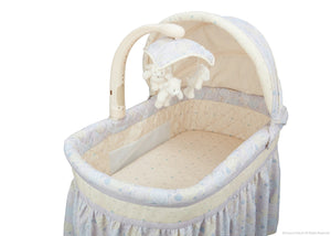 Simmons Kids Paisley Park (050) Deluxe Gliding Bassinet Inside View with Canopy Option a3a 7