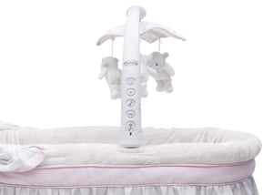 Simmons Kids Lucia (699) Deluxe Gliding Bassinet Detail View e4e 3