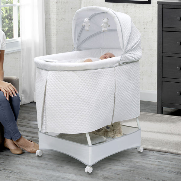 Beautyrest Silent Auto Gliding Lux Bassinet Inner Delta Children