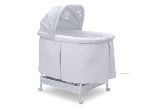 Simmons Kids Arcadia (2293) Silent Auto Gliding Lux Bassinet (701305-2293), Right Angle Closed, a2a 3