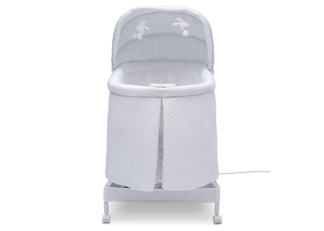 Simmons Kids Arcadia (2293) Silent Auto Gliding Lux Bassinet (701305-2293), Front Closed, a4a