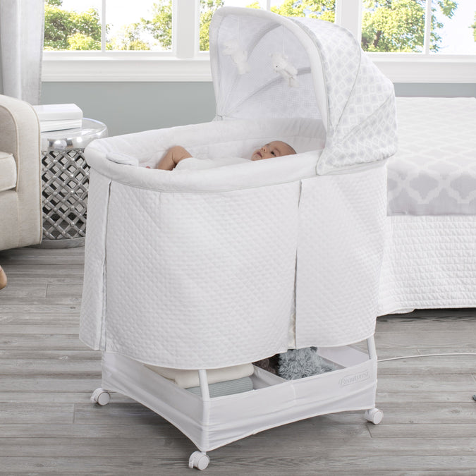 Arcadia (2293) 8-Beautyrest™ Silent Auto Gliding Lux Bassinet - Arcadia