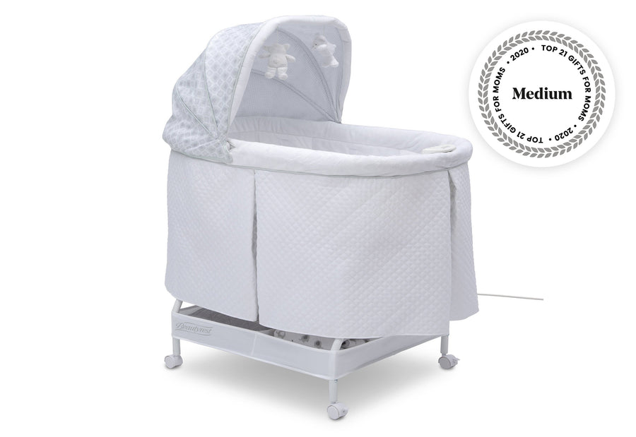 Simmons Kids Arcadia (2293) Silent Auto Gliding Lux Bassinet (701305-2293) 2-Beautyrest™ Silent Auto Gliding Lux Bassinet - Arcadia