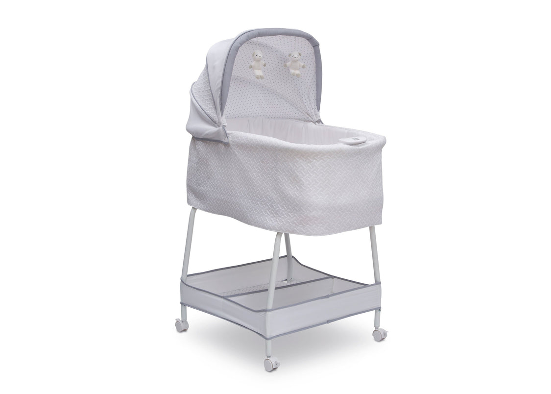 Silent Auto Gliding Elite Bassinet - Basketweave (2113) 701405-2113