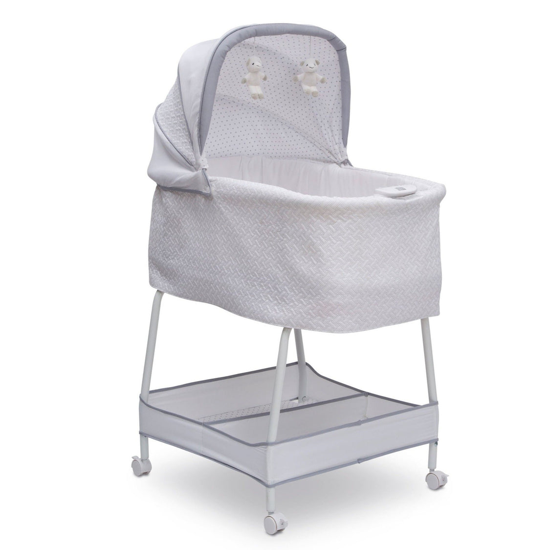 Silent Auto Gliding Elite Bassinet - Basketweave (2113) 701405-2113