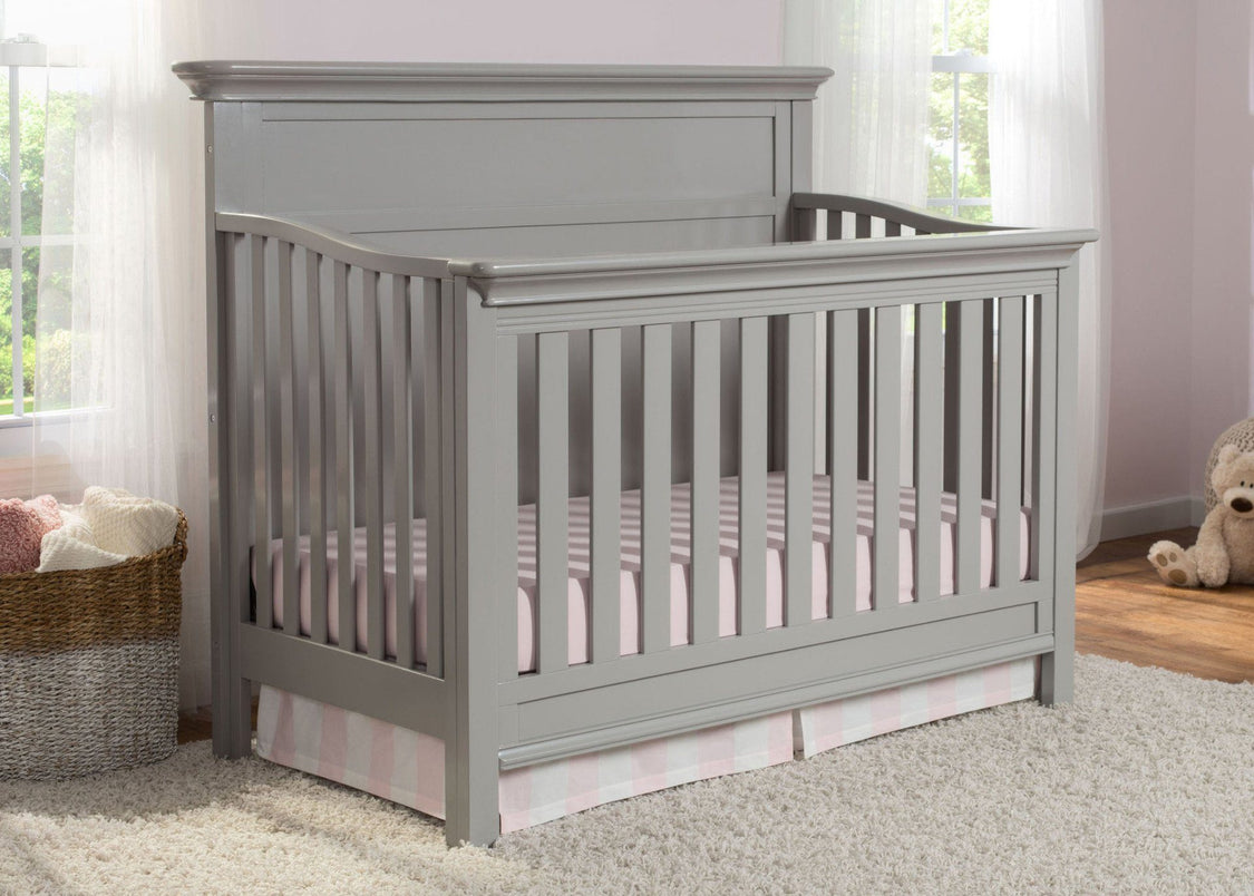 Serta Grey 026 Fairmount 4-in-1 Crib, Crib Conversion, Hangtag View b2b