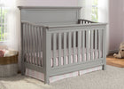 Serta Grey 026 Fairmount 4-in-1 Crib, Crib Conversion, Hangtag View b2b 8-Fairmount 4-in-1 Crib